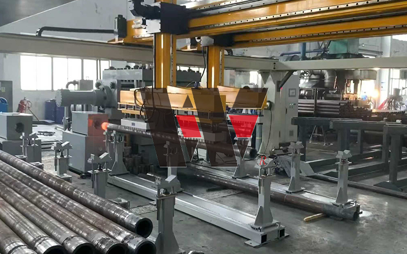 Equipo de calentamiento por inducción que activa la varilla de perforación